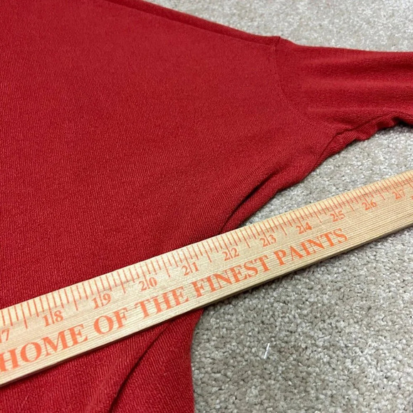 Jun Ivy Light Sweater Orange 3/4 Sleeve Women's Size XS Oversize - Picture 4 of 11